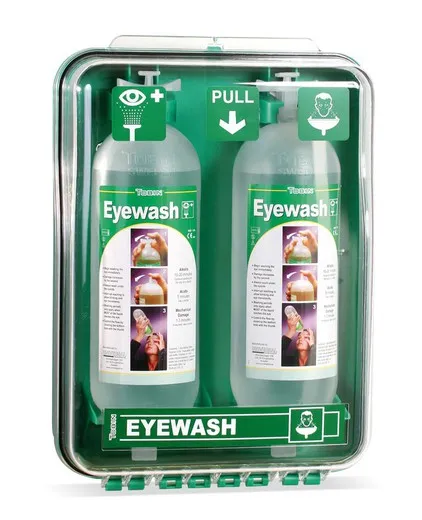 Estacion 2 Botellas Lavaojos 1L (Cab.Prot.) Steelpro