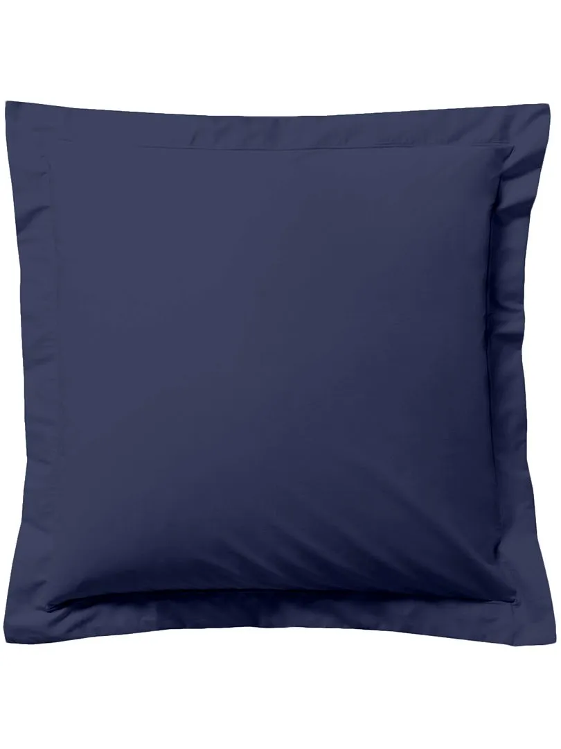 FUNDA DE ALMOHADA LISA  AZUL MARINO
