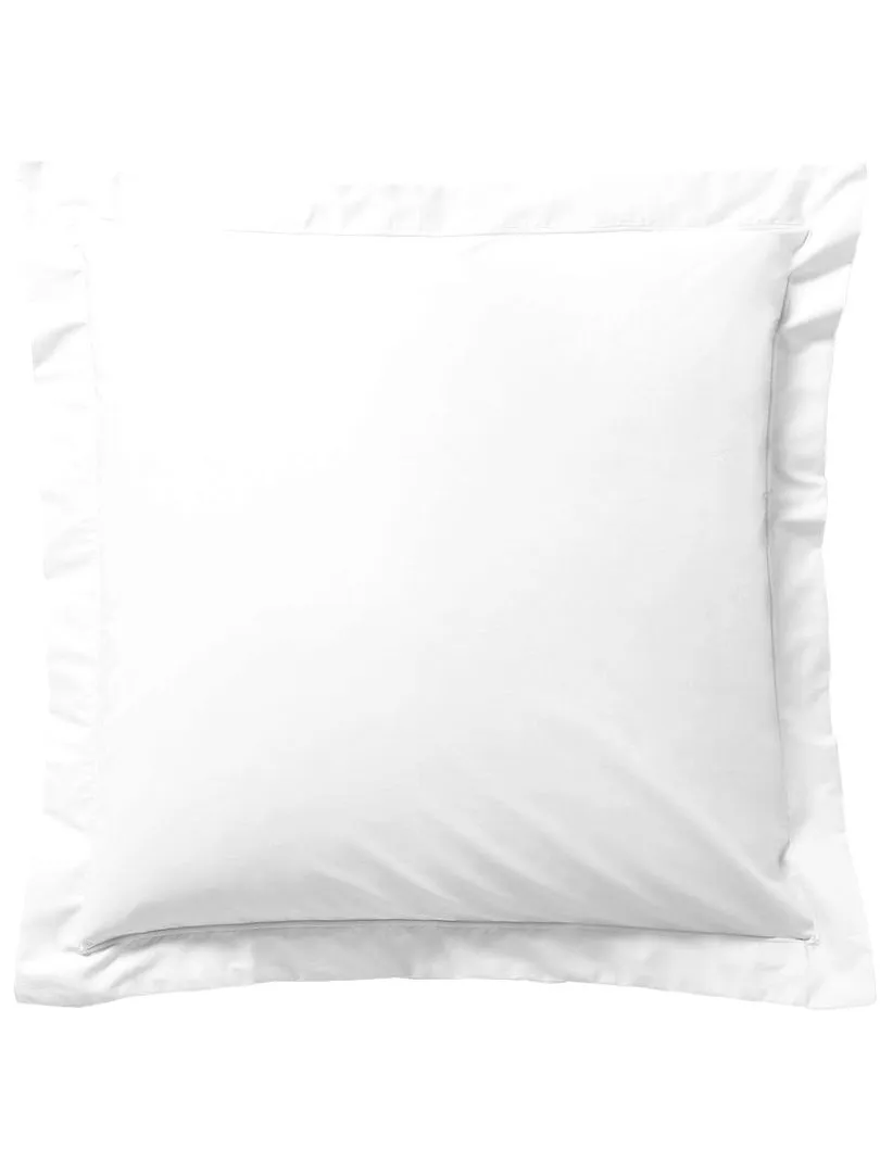 FUNDA DE ALMOHADA LISA  BLANCO