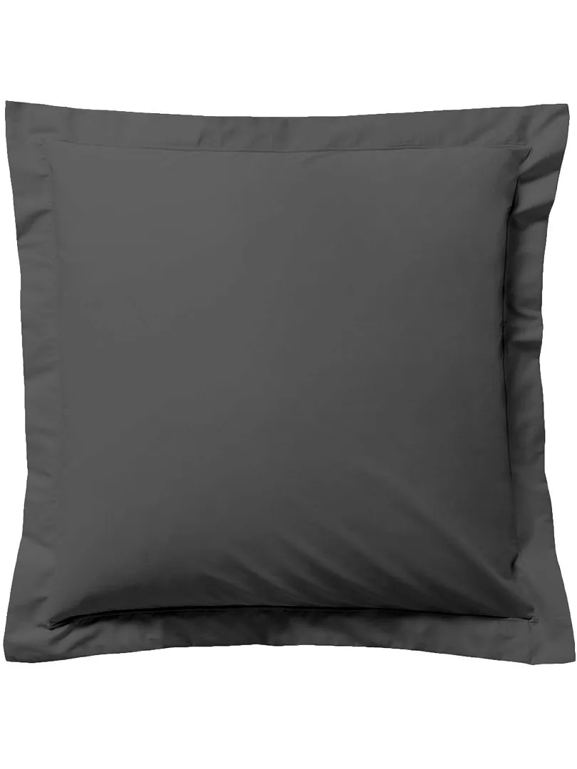 FUNDA DE ALMOHADA LISA  GRIS ANTRACTITA