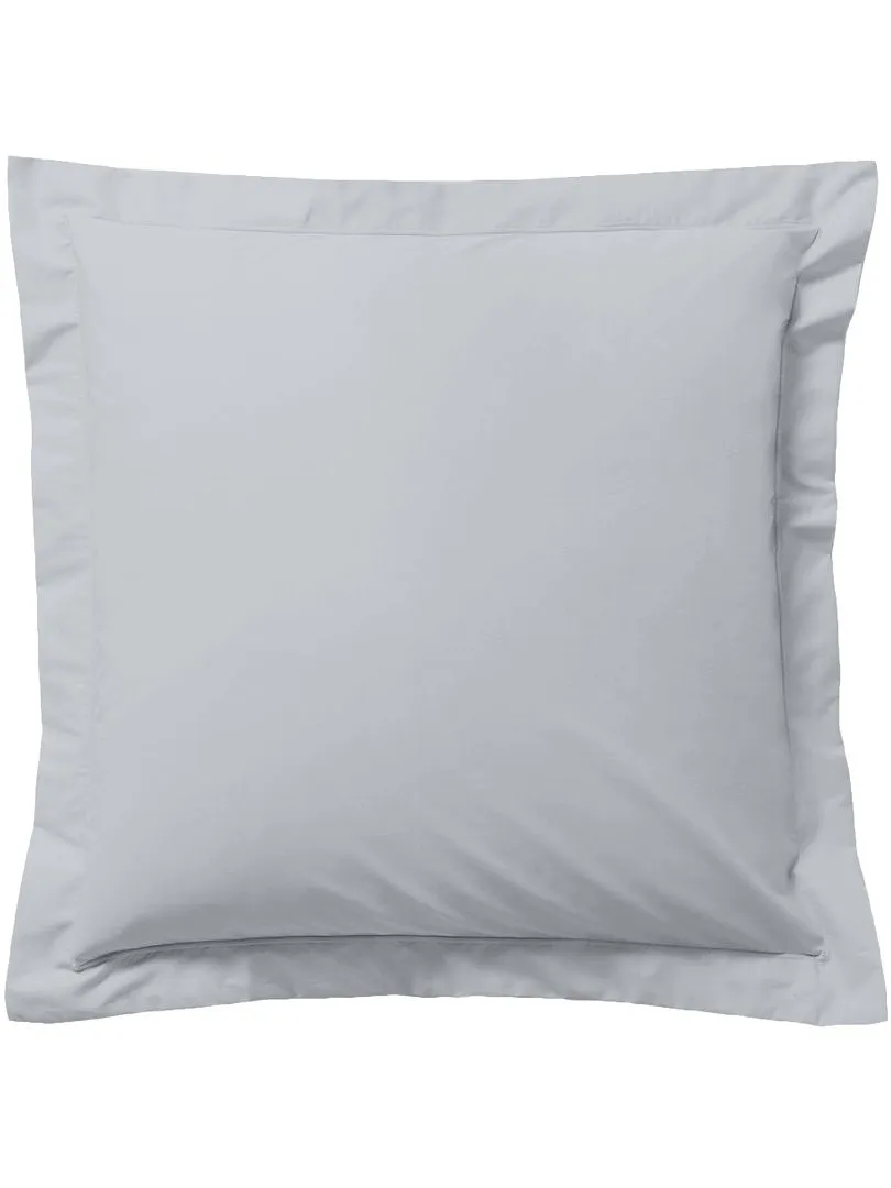 FUNDA DE ALMOHADA LISA  GRIS PERLA