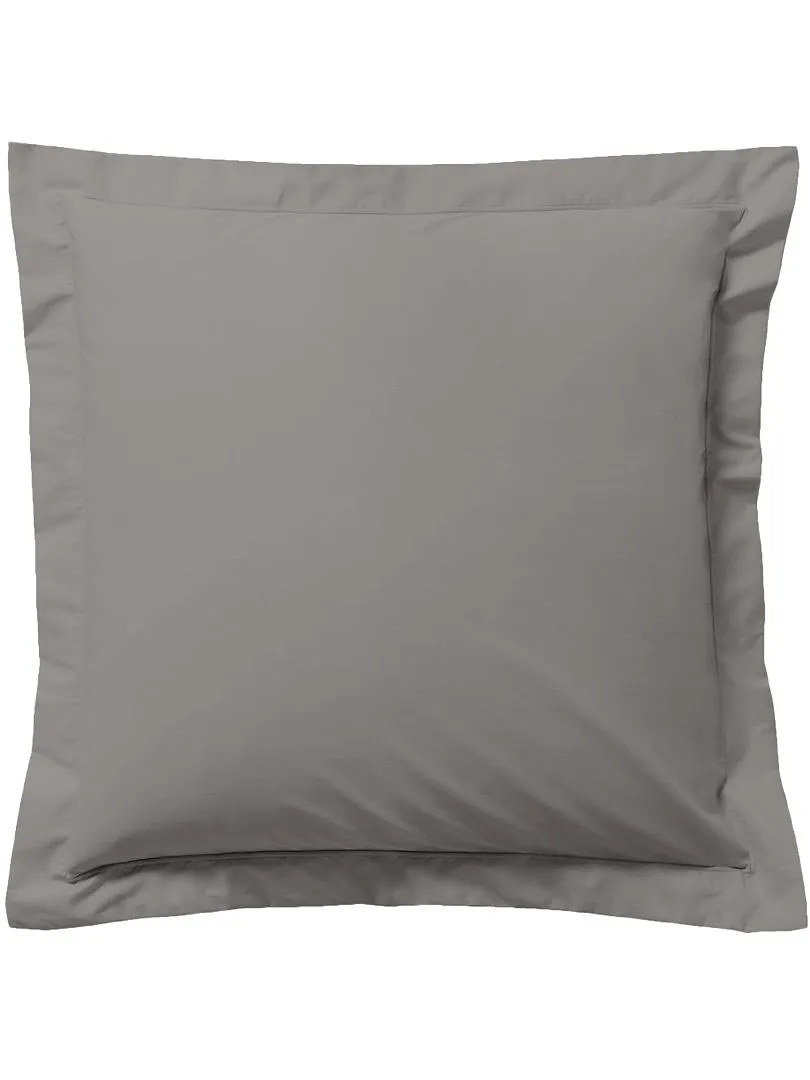 FUNDA DE ALMOHADA LISA  GRIS