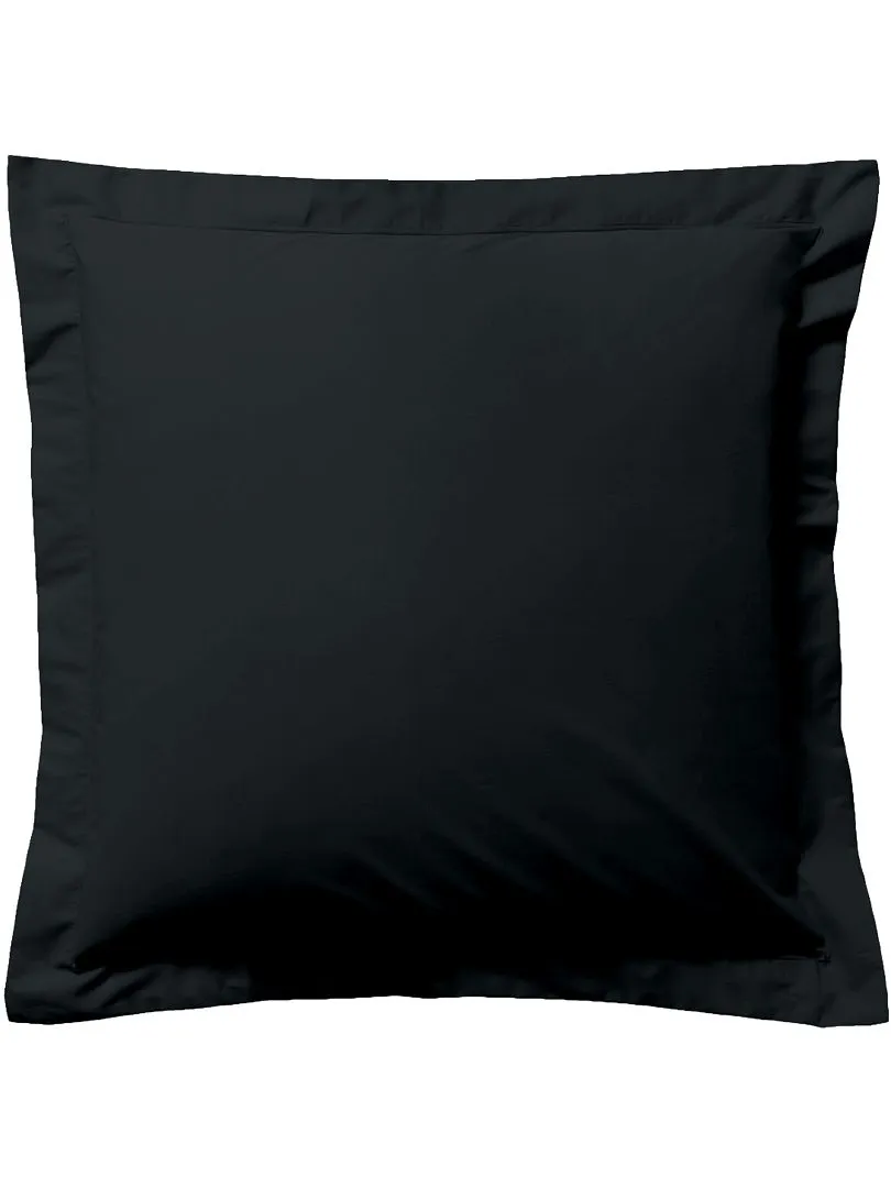 FUNDA DE ALMOHADA LISA  NEGRO