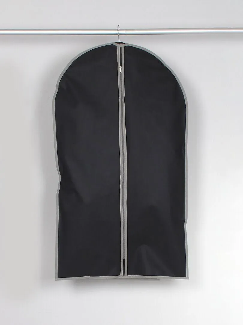 FUNDA DE TEJIDO NO TEJIDO PARA PRENDAS CORTAS  GRIS