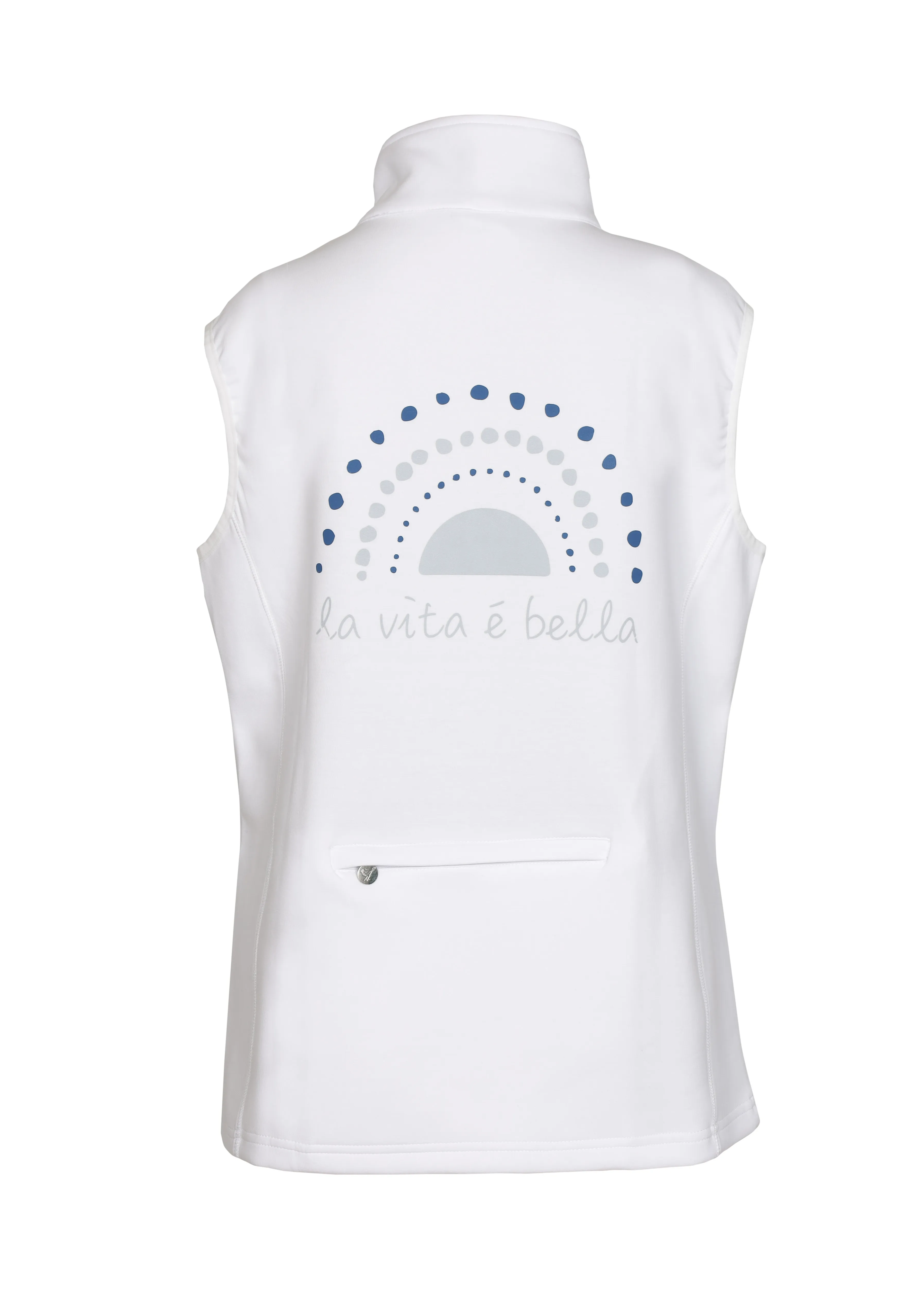 Girls Golf Bella Vita Bianco Weste Damen