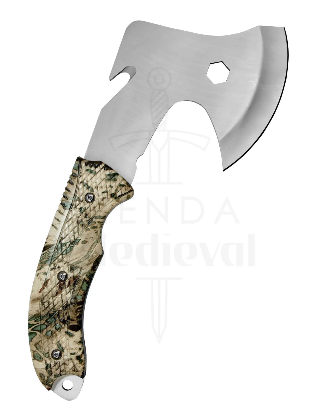 Hacha táctica Camillus modelo RIG, con funda