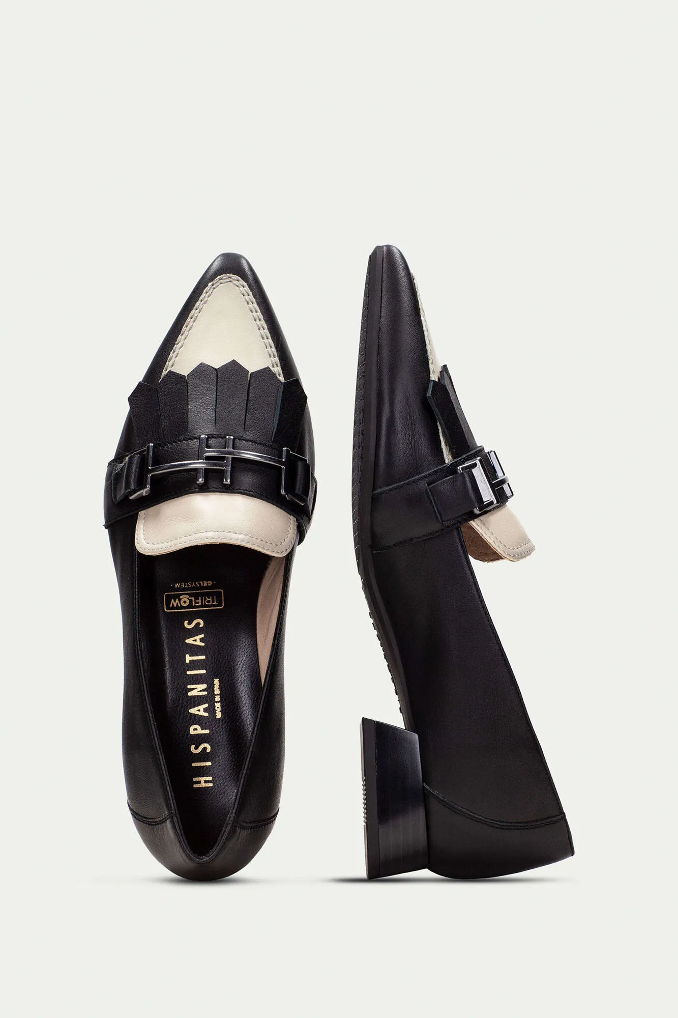 Hispanitas Zapato punta flecos Dalí