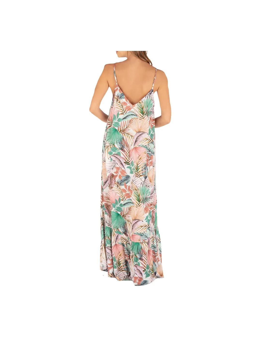 HURLEY PALMETTO SUNSET MAXI DRESS PRINT