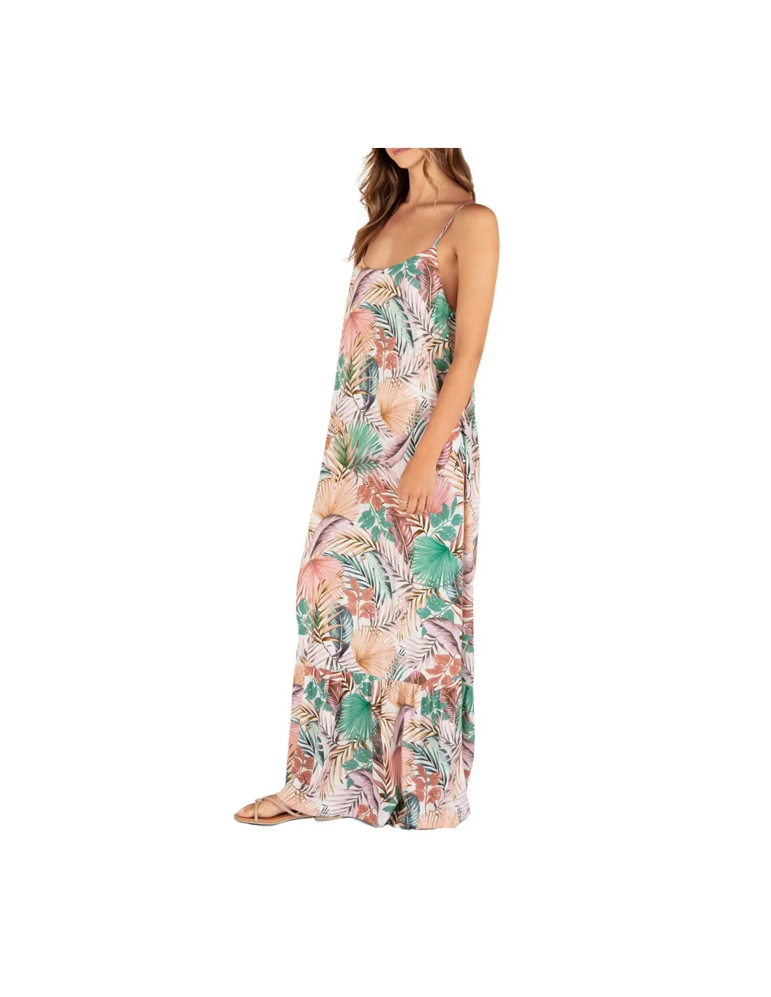 HURLEY PALMETTO SUNSET MAXI DRESS PRINT