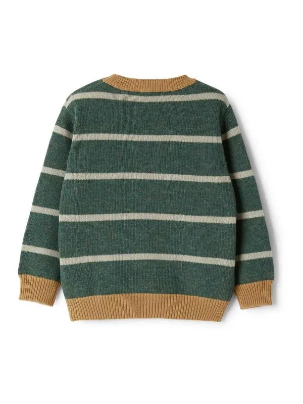 IL GUFO SUéTER CUELLO REDONDO  VERDE