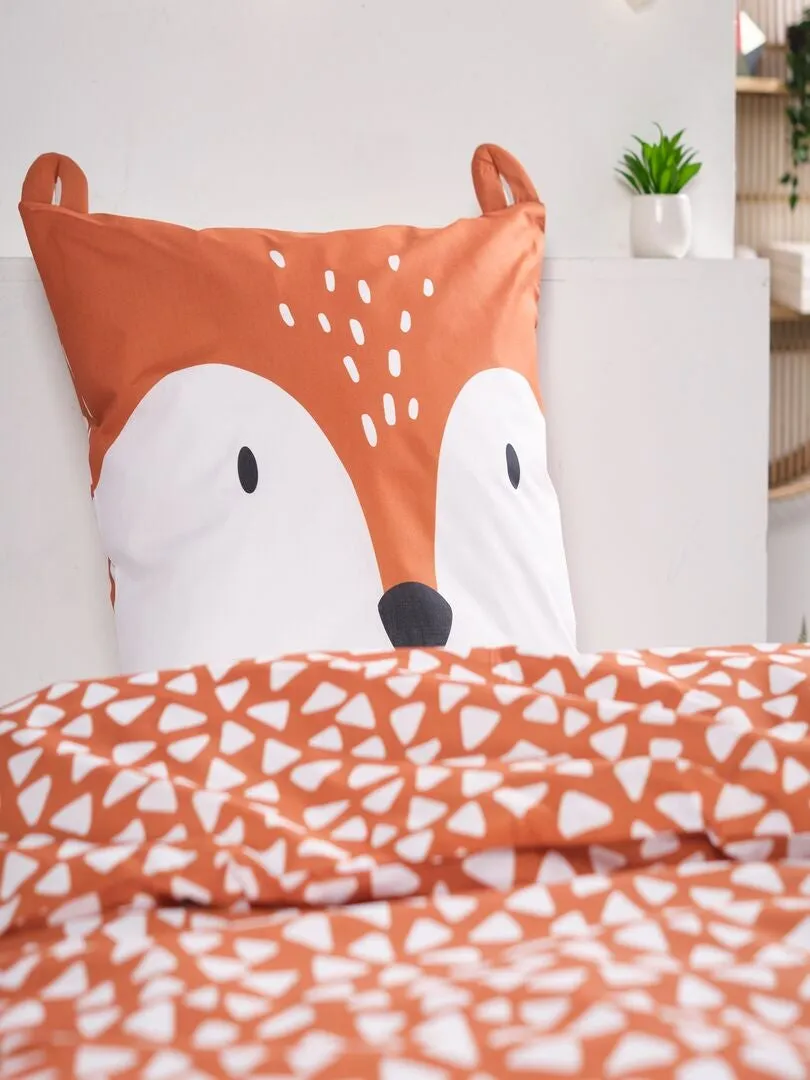 JUEGO DE CAMA 'ZORRO'  INDIVIDUAL  AMARILLO