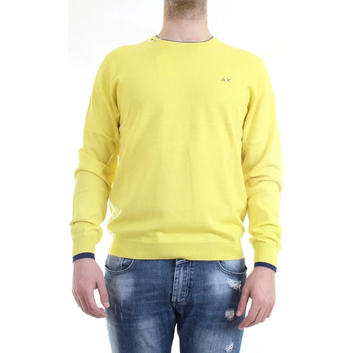 K40105 suéter hombre amarillo