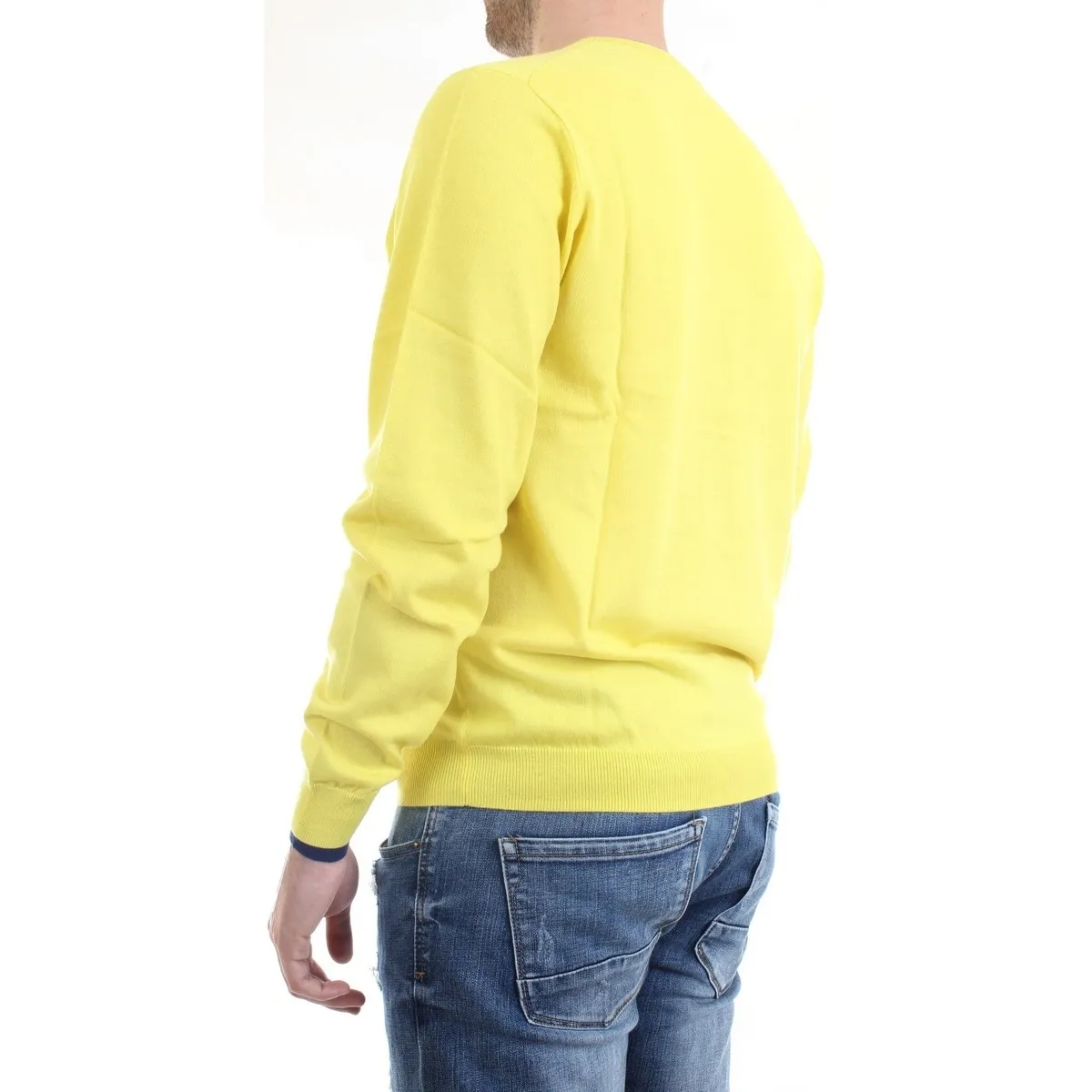 K40105 suéter hombre amarillo