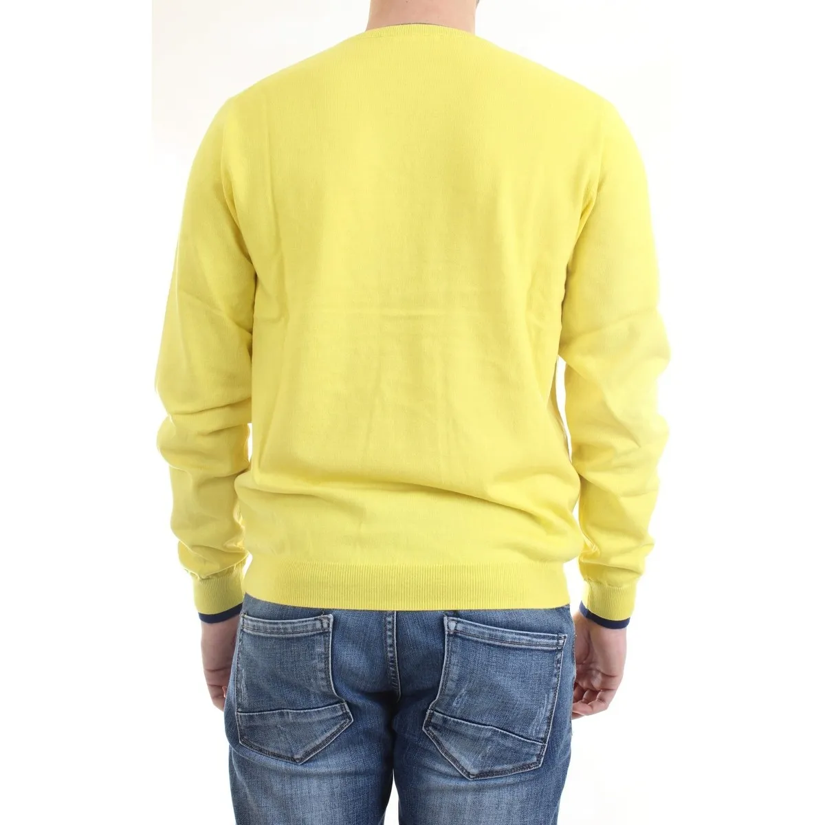 K40105 suéter hombre amarillo