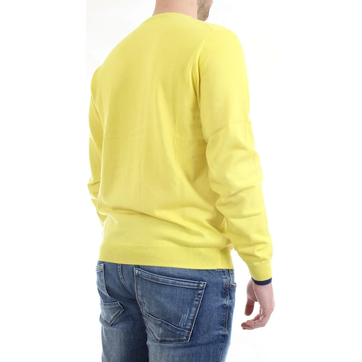 K40105 suéter hombre amarillo
