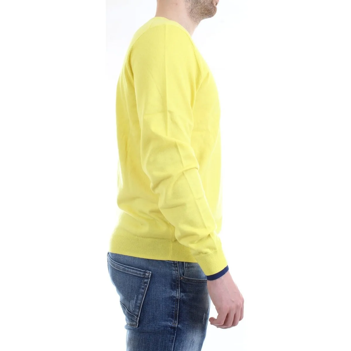 K40105 suéter hombre amarillo