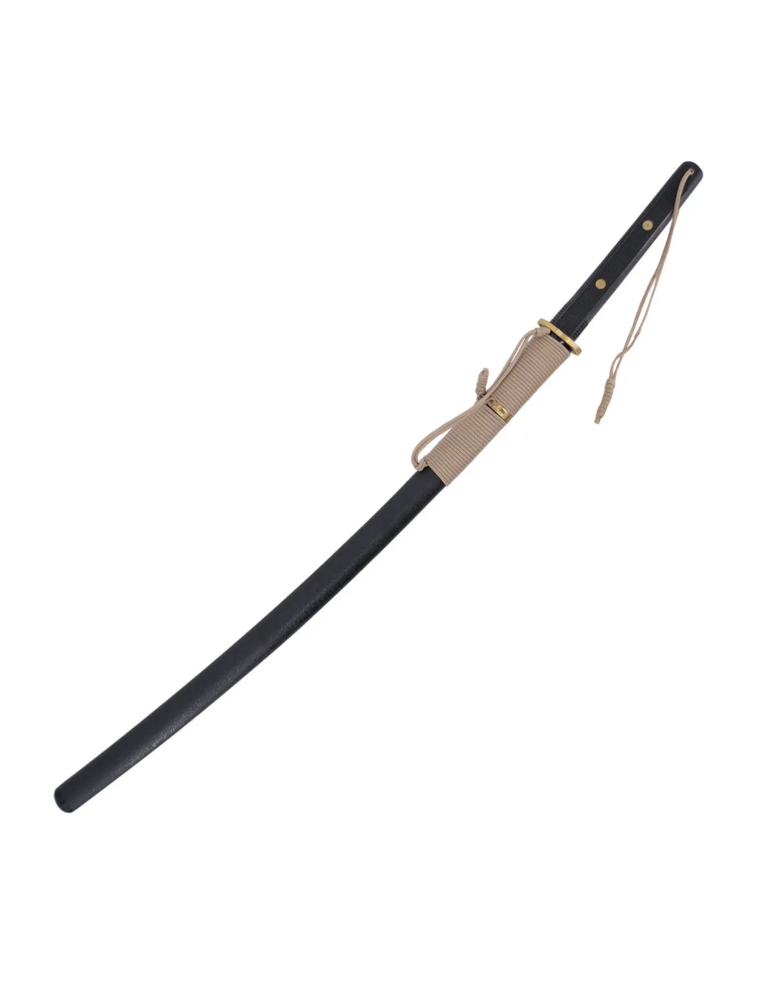 Katana práctica básica con vaina encordada