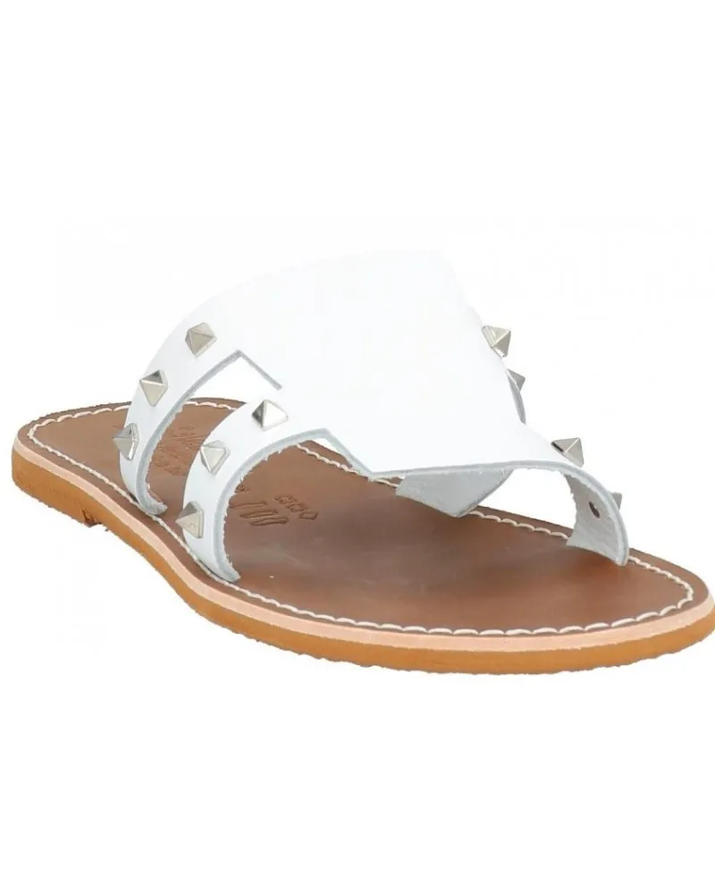 LA SALENTINA 1092 BIANCO ciabattina donna