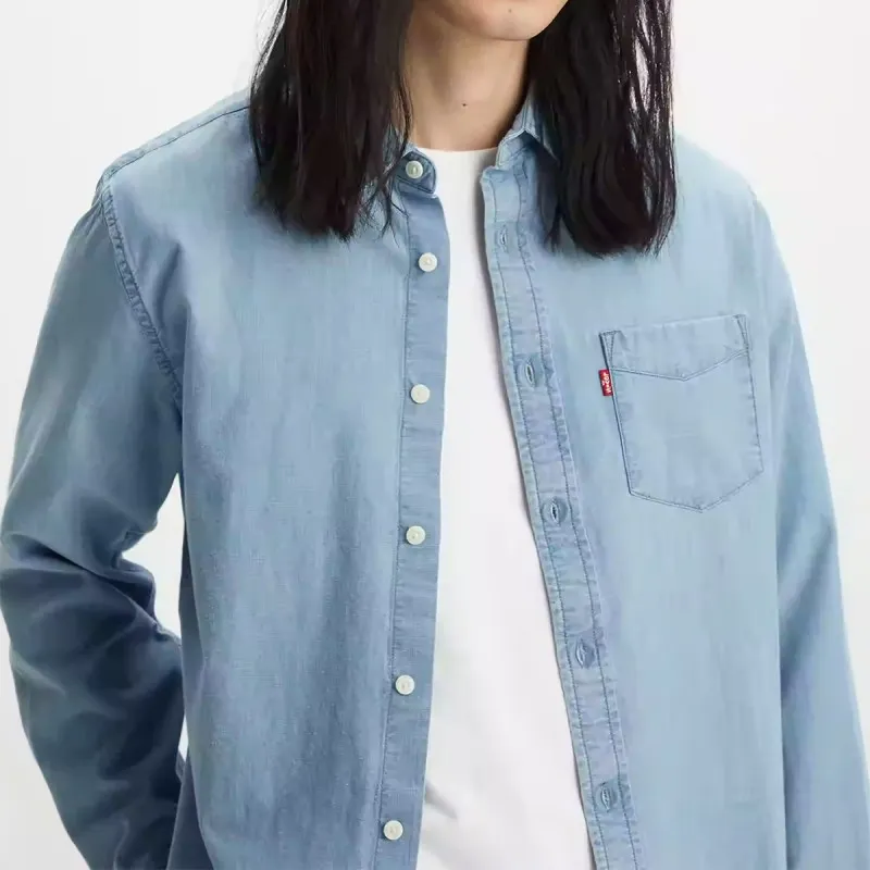 LEVI’S® Sunset Standard Blue Lewis Chambray Shirt