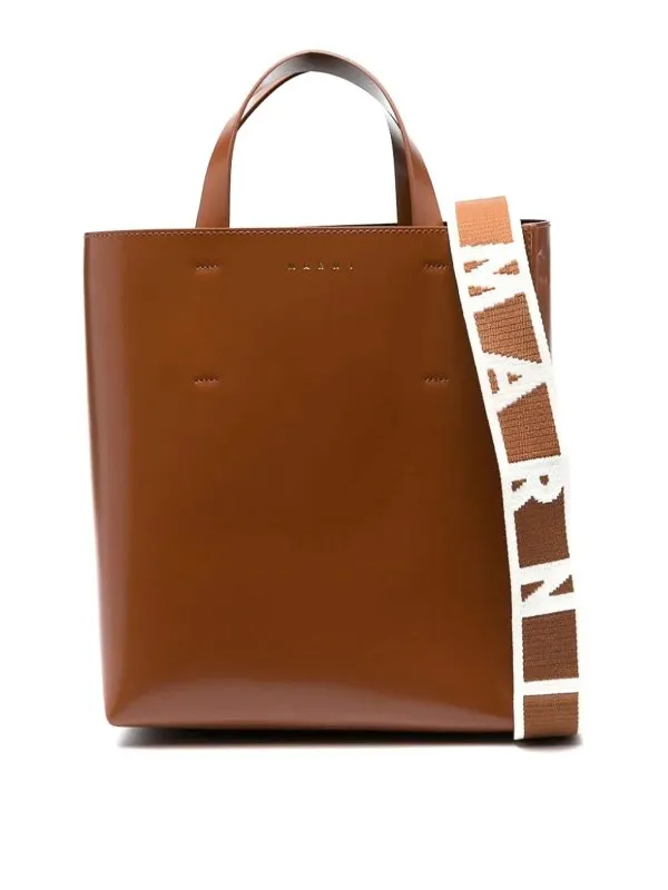 MARNI BOLSA BANDOLERA  MARRóN