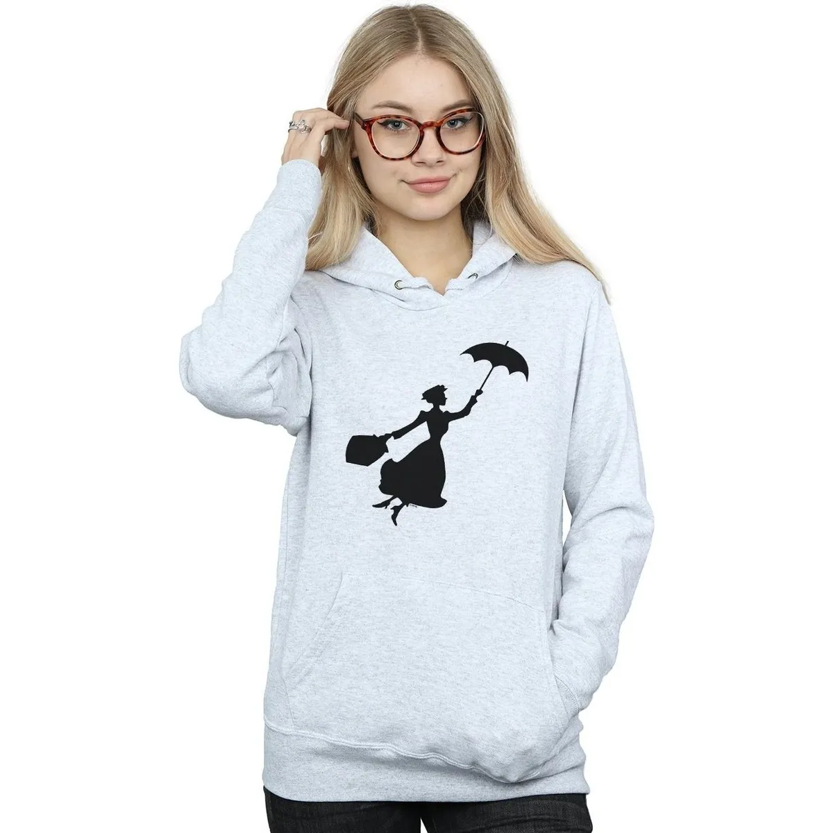Mary Poppins Flying Silhouette