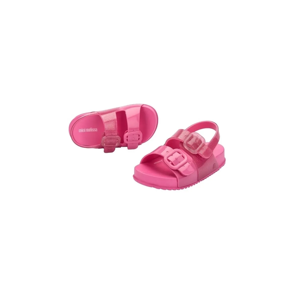 MINI  BABY COZY SANDAL  GLITTER PINK