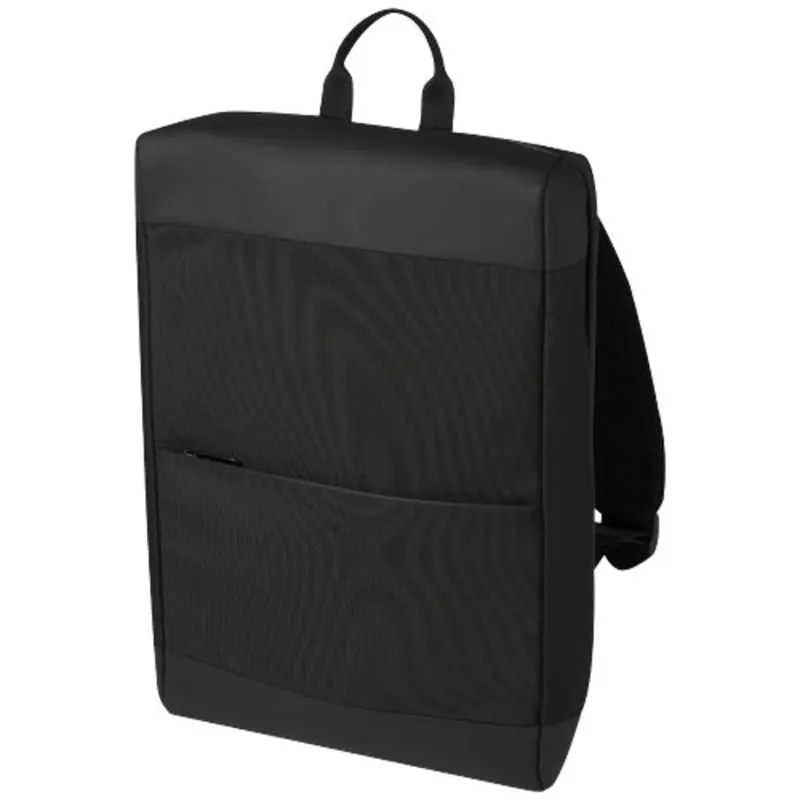 Mochila para portátil 15,6" de poliéster reciclado promocional Rise