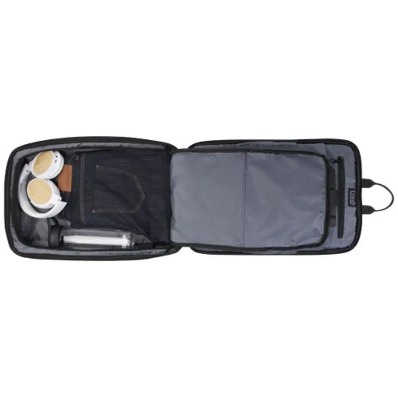 Mochila para portátil 15,6" de poliéster reciclado promocional Rise