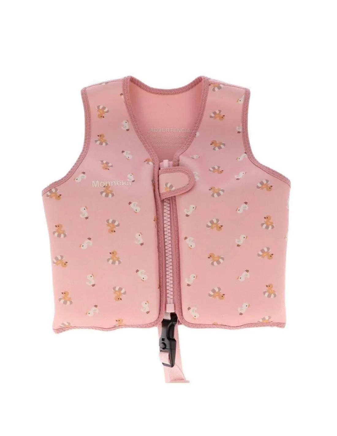 MONNëKA  CHALECO FLOTADOR APRENDIZAJE BABY DUCKS PINK