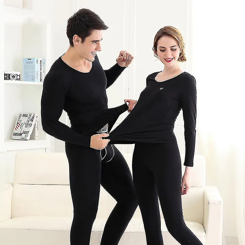 Mujeres Hombres Ropa interior térmica elástica sin costuras Ropa interior Ropa de abrigo de invierno
