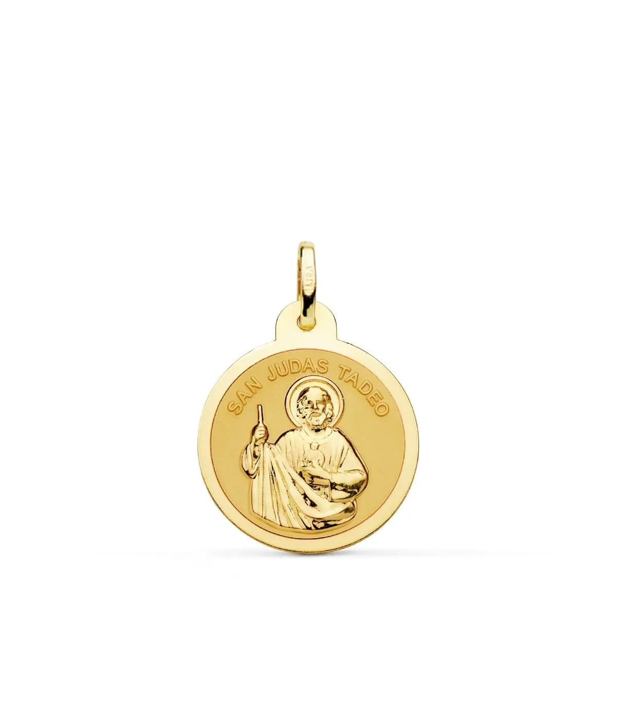 Médaille Saint Jude Thaddeus Or 18 Carats 20 mm Brillante