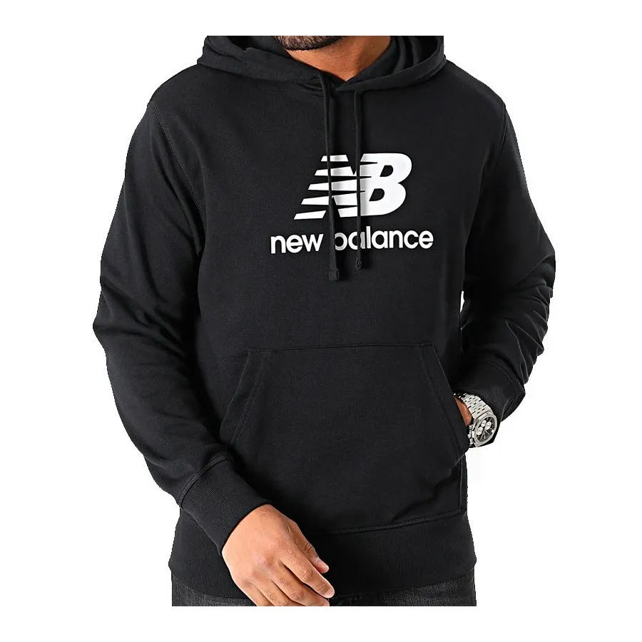 NEW BALANCE Sudadera Hombre MT31537 NEGRO
