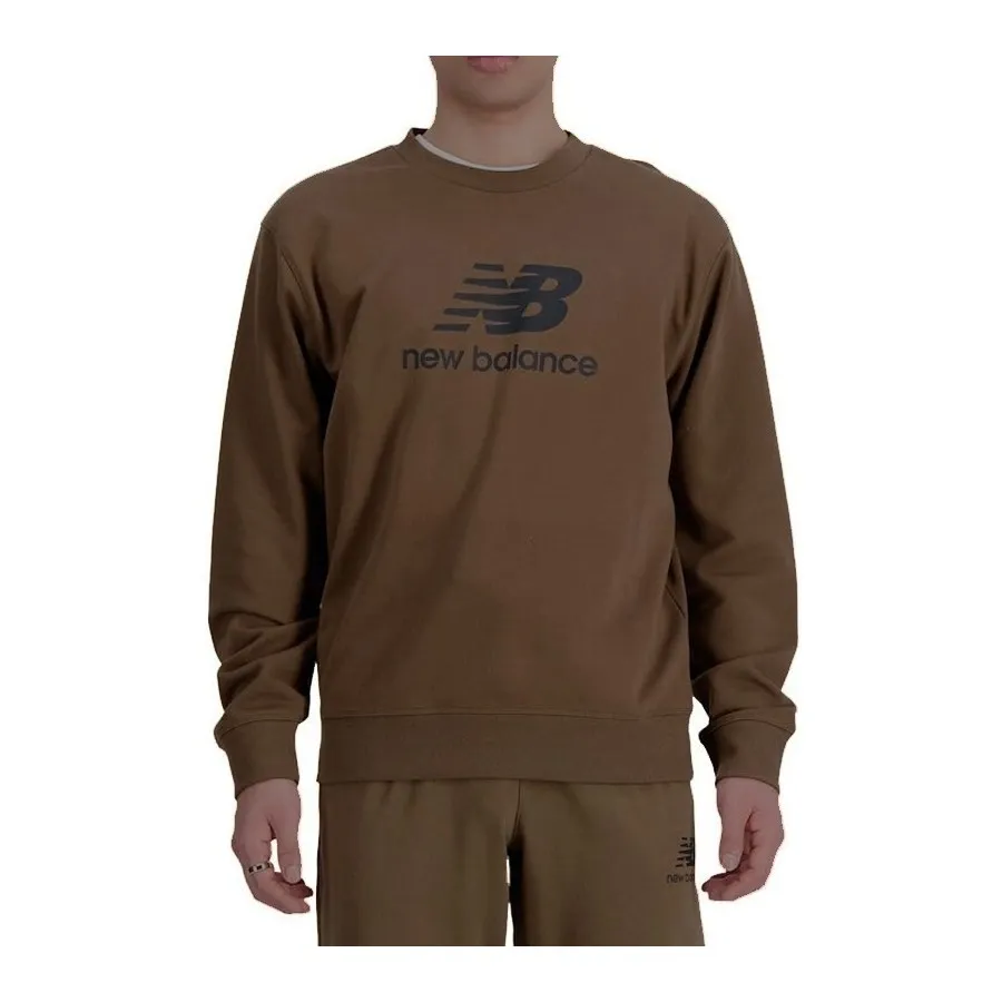 NEW BALANCE Sudadera Hombre MT31538 MARRÓN