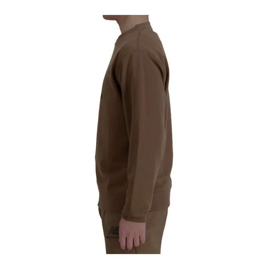 NEW BALANCE Sudadera Hombre MT31538 MARRÓN