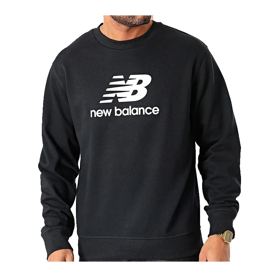NEW BALANCE Sudadera Hombre MT31538 NEGRO