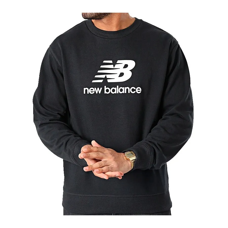 NEW BALANCE Sudadera Hombre MT31538 NEGRO
