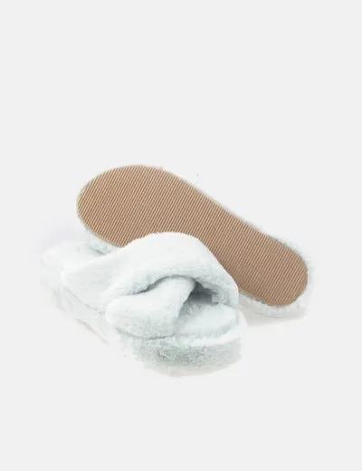 NoName Zapatilla verde pelo