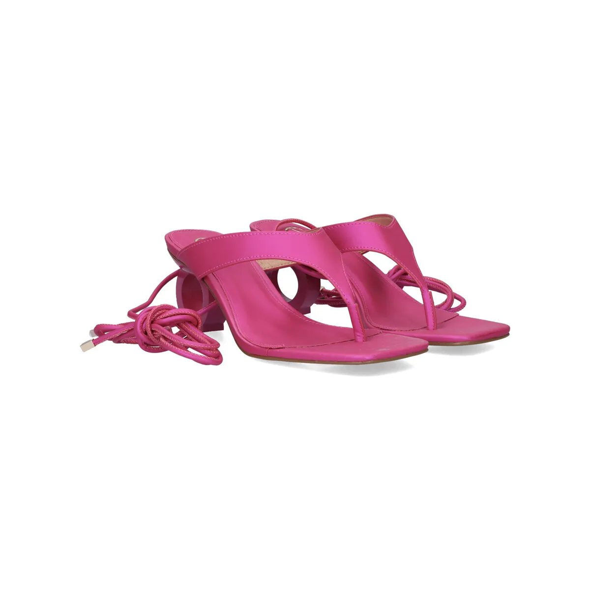 NUEVA SANDALIA TACÓN BAJO BRENDA314 FUXIA