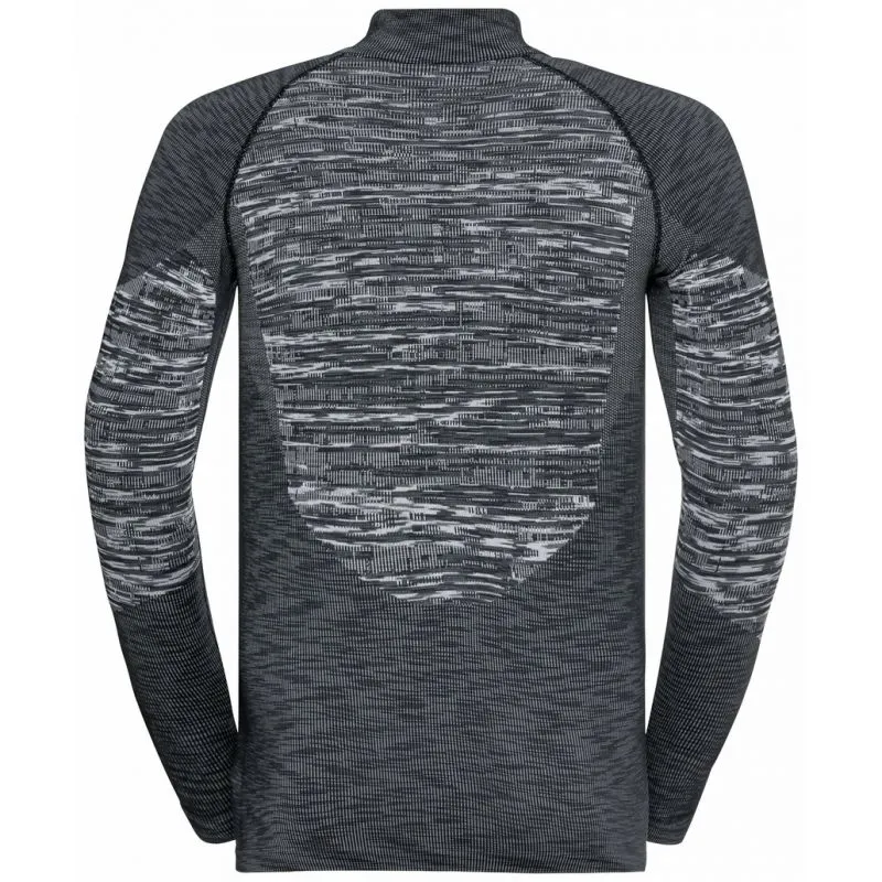 ODLO BLACKCOMB ECO C (NEGRO/TINTE ESPACIAL) CAMISETA DE MANGA LARGA PARA HOMBRE
