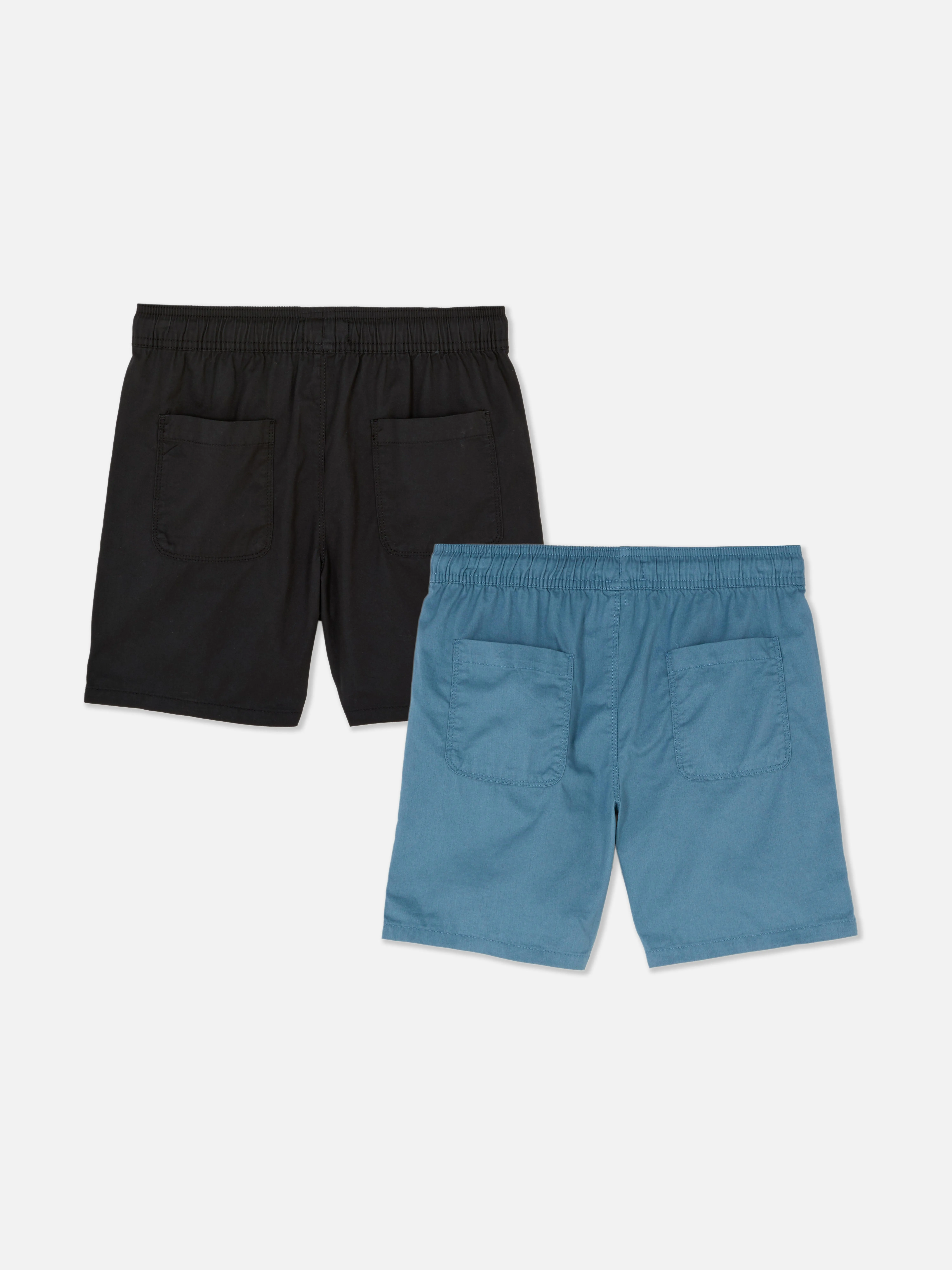 Pack de 2 pantalones cortos con cordón de ajuste
