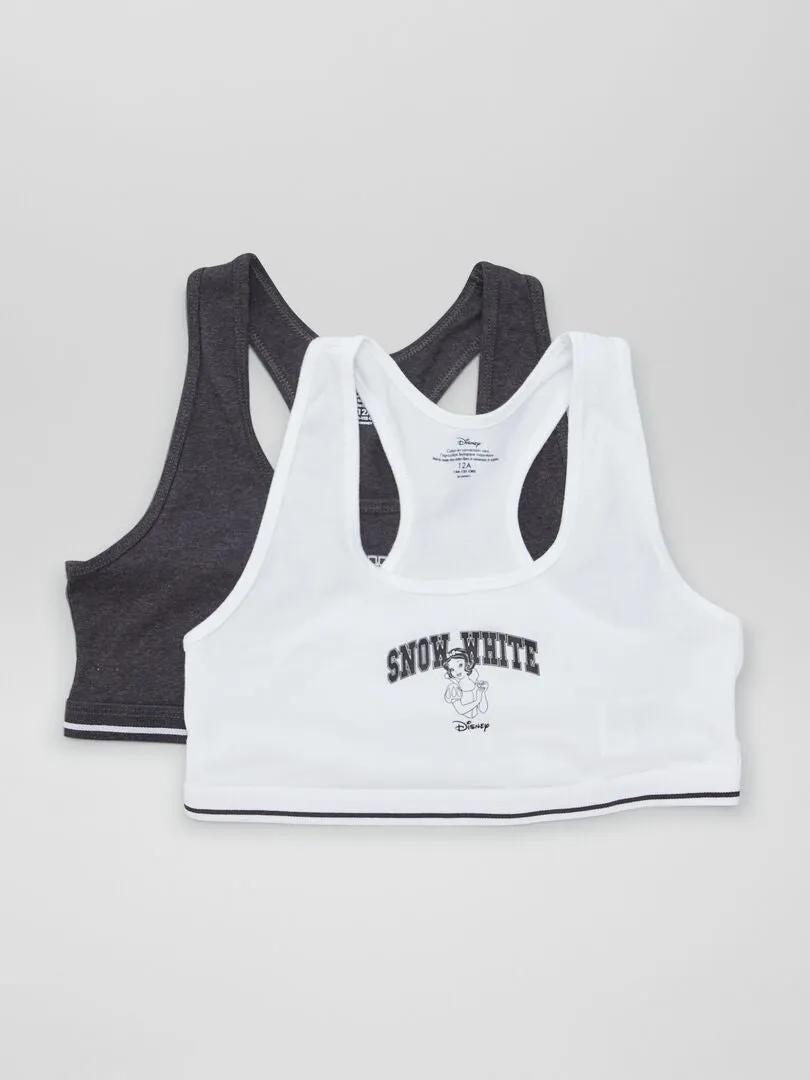 PACK DE 2 TOPS 'BLANCANIEVES'  BLANCO