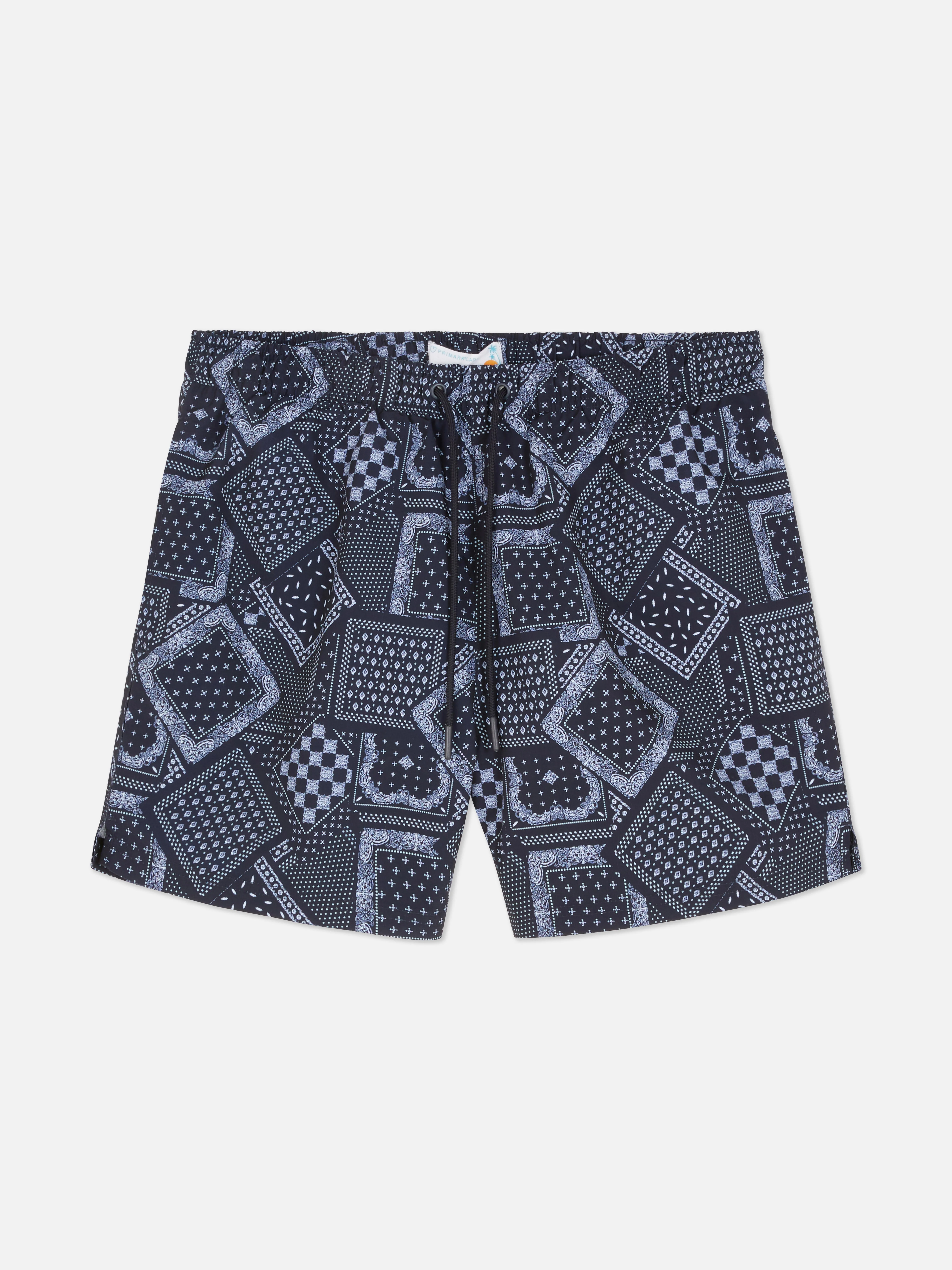 Pantalones cortos con estampado de bandana