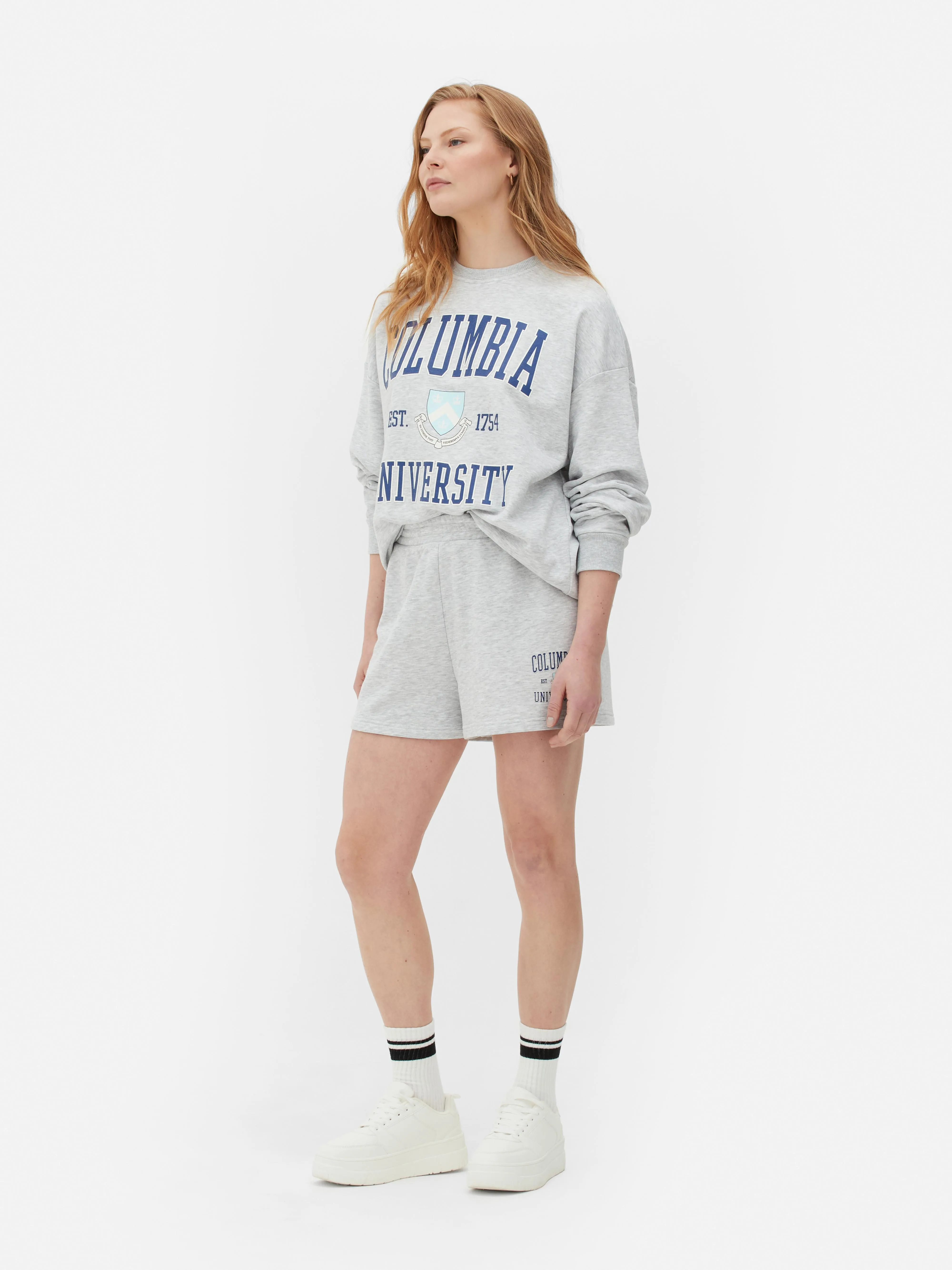 Pantalones cortos de punto «Columbia University»