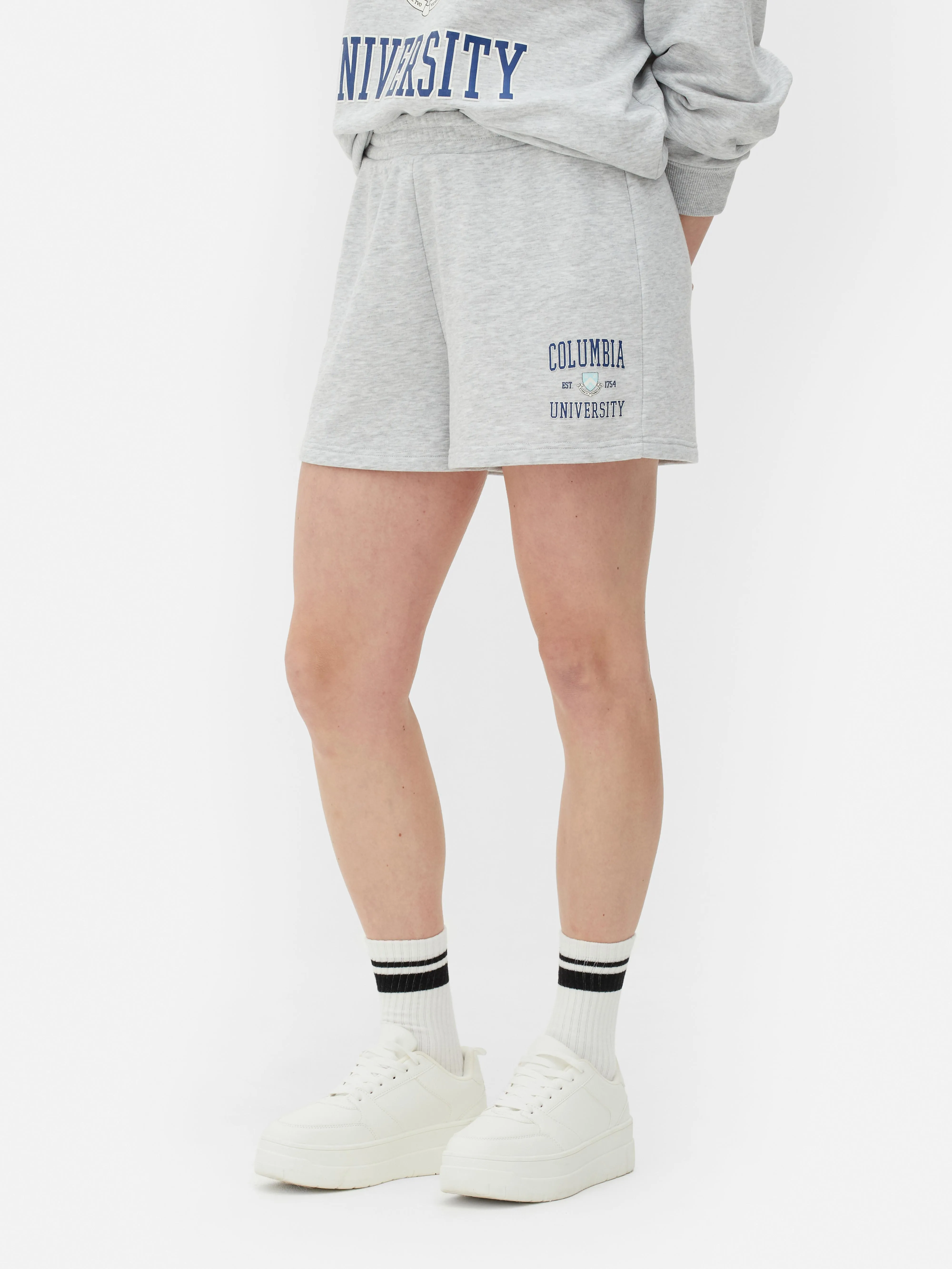 Pantalones cortos de punto «Columbia University»