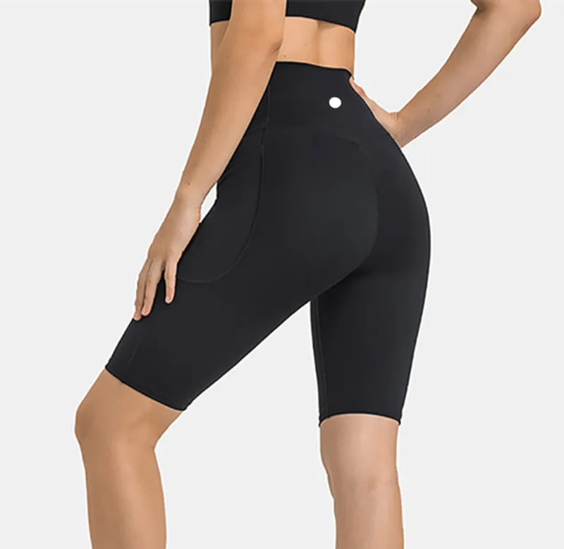Pantalones cortos para mujer de yoga deportes sin costura de quinta cintura cruzada pantalones de golf shorts de playa corriendo