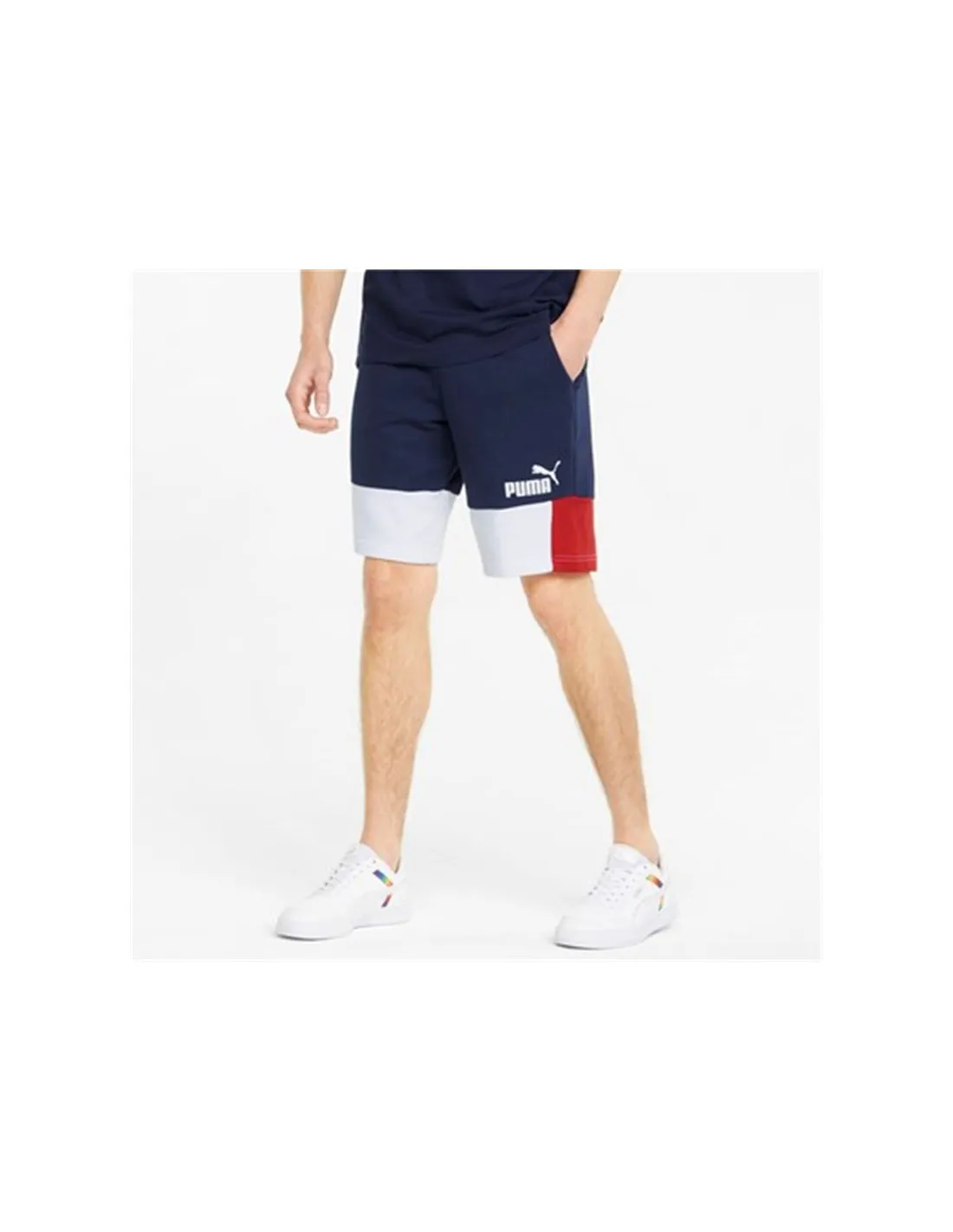 Pantalones cortos Puma Essentials+ Block Hombre Blue