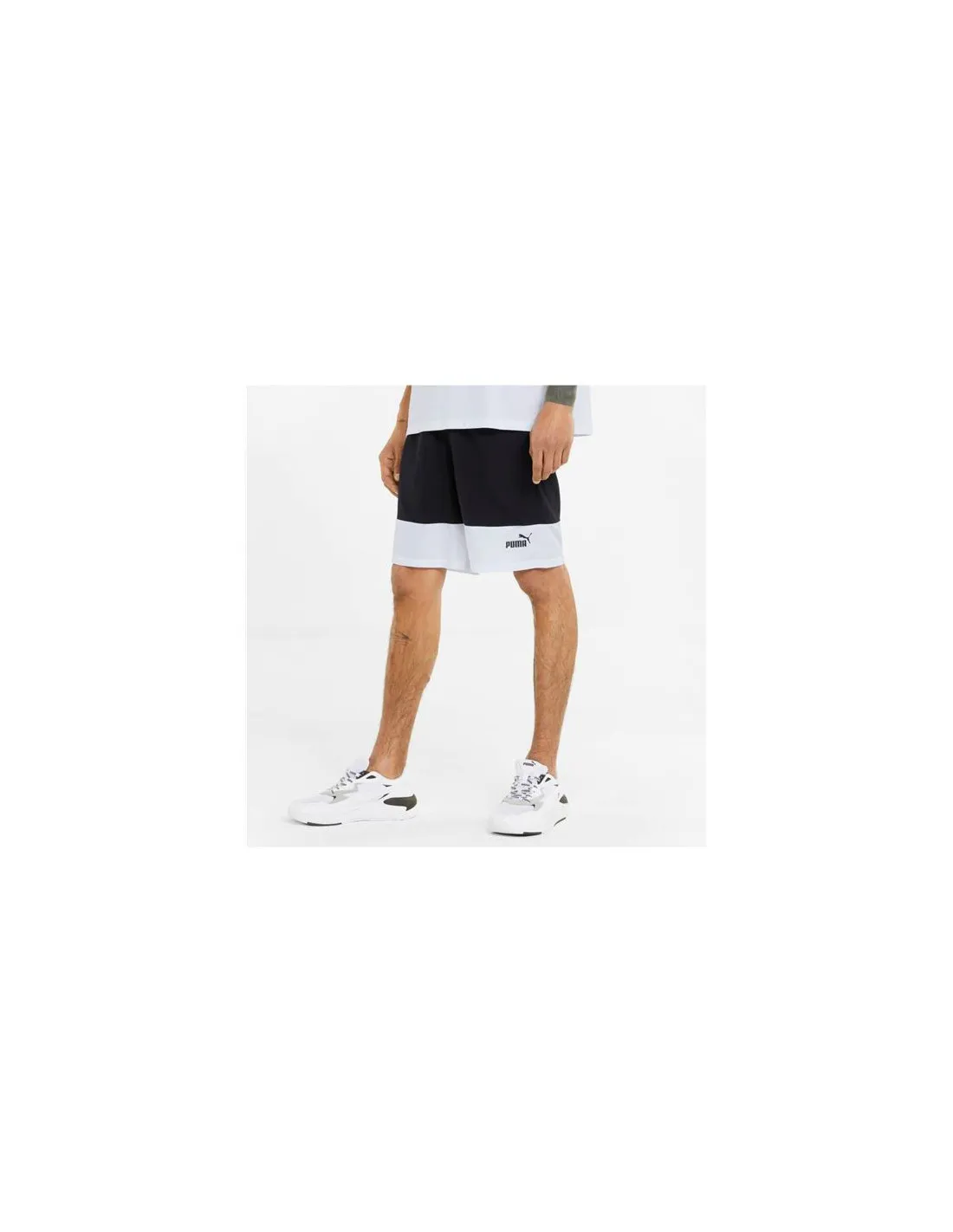 Pantalones cortos Puma Power Colorblock Hombre Negro