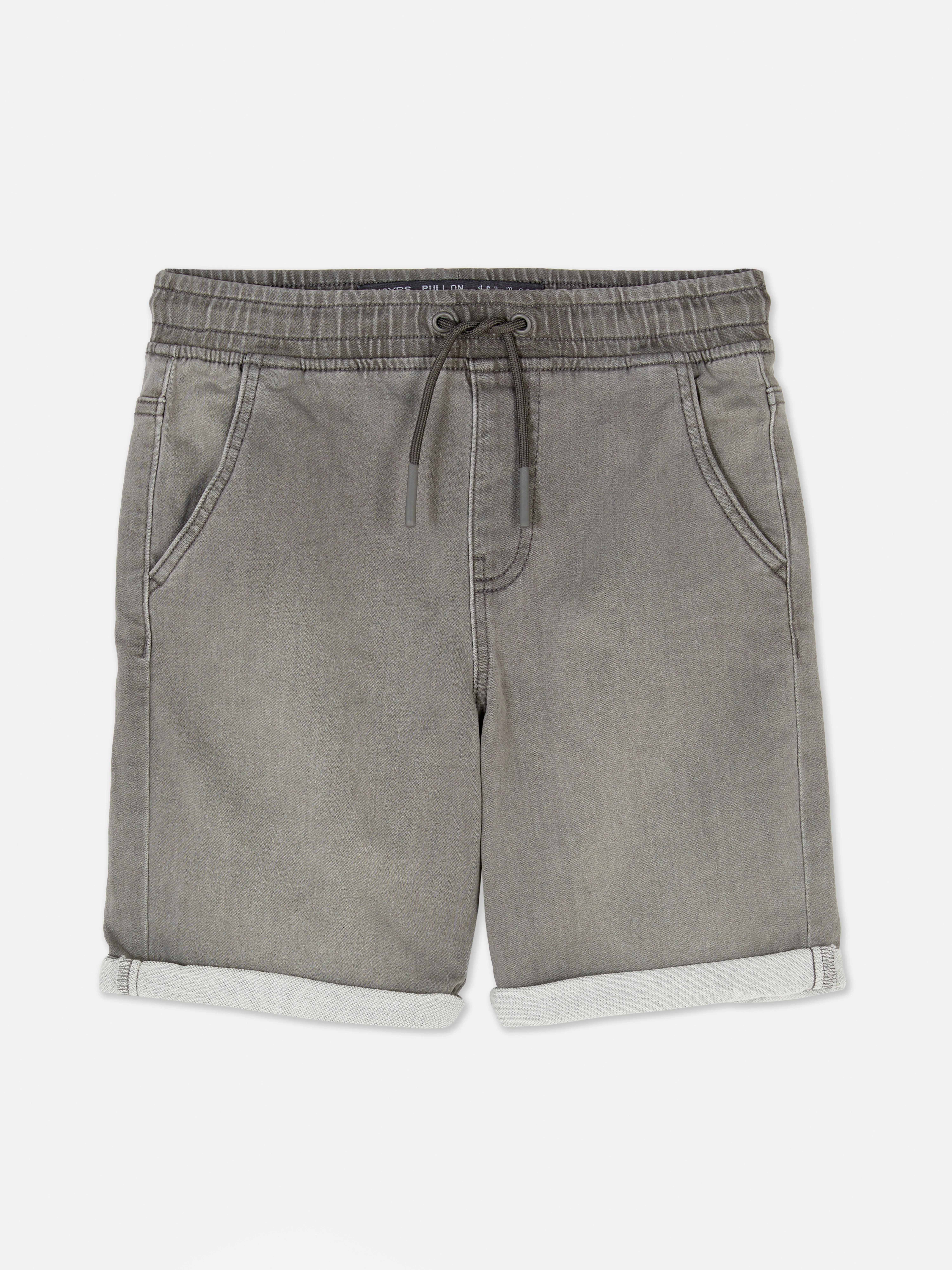 Pantalones cortos vaqueros con cordón de ajuste