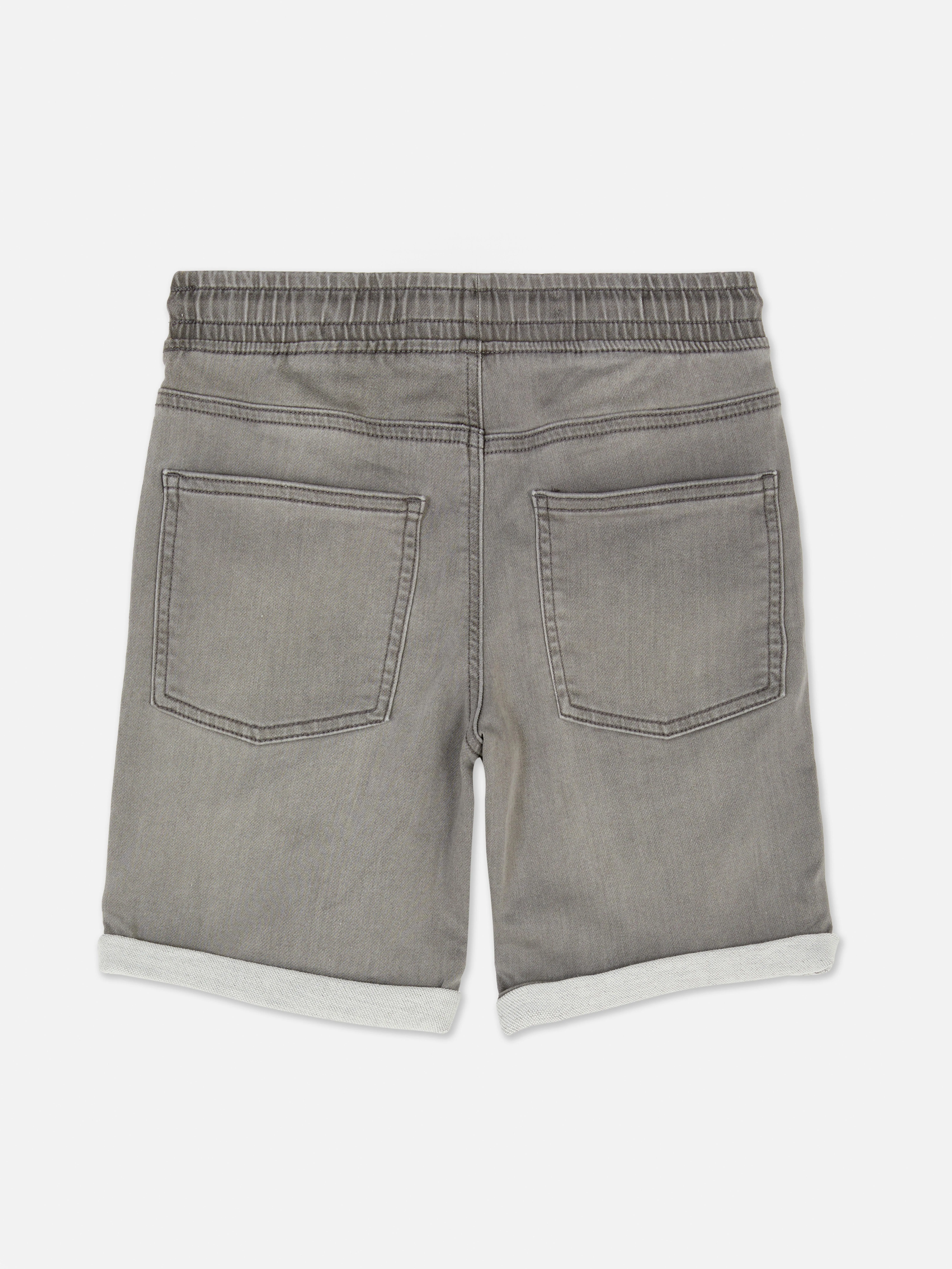 Pantalones cortos vaqueros con cordón de ajuste