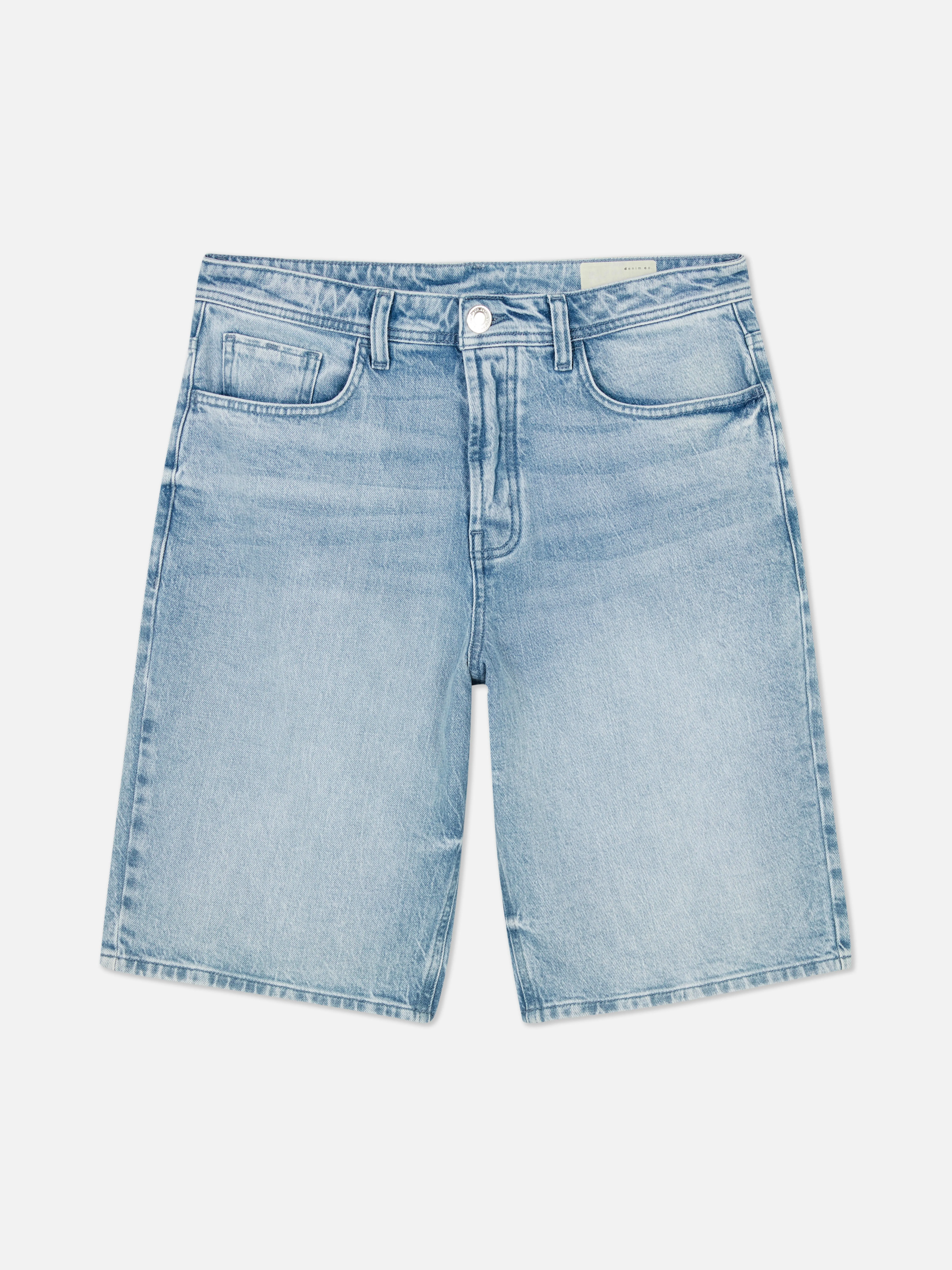 Pantalones cortos vaqueros de diseño largo
